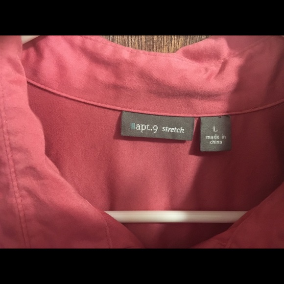 Apt.9 Stretch Collard Button-Down - Picture 3 of 3